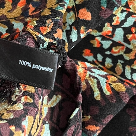 The Limited x 2000s Colorful Changing Leaves Faux Wrap Sleeveless Top - Picture 9 of 9